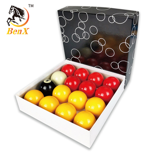 Casino piscina de bolas de amarillo y rojo bolas 57mm Benxiao de <span class=keywords><strong>billar</strong></span> amarillo y rojo bolas 57mm de grado B - Product Image 3