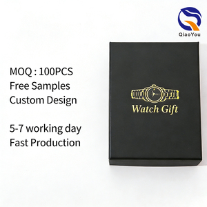 Caja de Embalaje para Relojes de Cartón Rígido con Bandeja Insertable, Impresión de Marca Personalizada y Maqueta Gratuita - Product Image 2