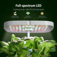 Sistem Penanaman Hidroponik Mini LED Aeroponik untuk Meja Dapur, Kebun Herbal Hidroponik Dalam Ruangan, Penanam Elektronik Pintar Kecil
