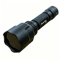 Lampe torche LED UVC haute puissance C8 5W 340nm 310nm 295nm, ultraviolet profond, 18650 IP65, en aluminium, pour test minéral, lumière noire |