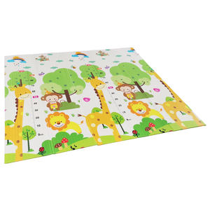 Tapis de jeu pour bébé XPE, tapis de jeu épais, pliable, réversible, tapis de jeu pour bébé non toxique, mousse XPE souple, tapis de ramper pour bébé - Product Image 4