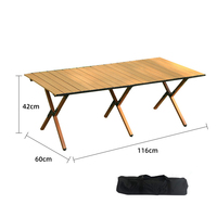 Egg Roll Tisch Koreanischer BBQ-Grilltisch Party-Stühle und -Tische Tragbarer Outdoor-Esstisch und Stuhl-Set Klappbarer Campingtisch