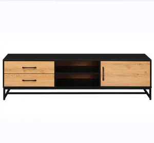 Suporte de madeira para móveis, moderno design de luxo barato grande mobília canto mostrador de mesa armário tv estande