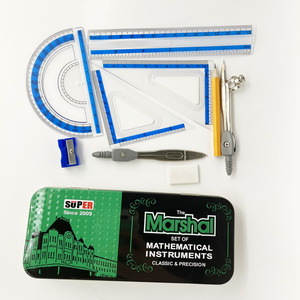 Juego de Reglas Geométricas Super Marshal, Kit de Geometría en Caja, Set de Papelería Geométrica Escolar para Estudiantes - Product Image 3