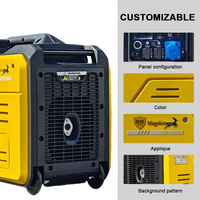 Générateur onduleur portable numérique à essence Shuoling SR6500iS-X 5000W 4 temps léger 230V pour usage extérieur 5.5kW, le plus vendu