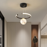 Lustre de couloir, Lustre moderne et minimaliste pour salle à manger, Hall d'entrée, Luminaire de véranda, Lustre de chemin, Lustre créatif pour balcon