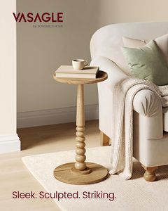 <span class=keywords><strong>Table</strong></span> d'appoint <span class=keywords><strong>VASAGLE</strong></span> MARIEL Collection, brun naturel, pieds en bois massif, style mid-century modern, petite <span class=keywords><strong>table</strong></span> <span class=keywords><strong>basse</strong></span> - Product Image 3