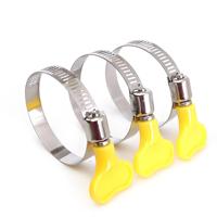 Abrazadera de tornillo sin fin de acero inoxidable 201 estilo americano para fijación de tuberías flexibles, robusta, duradera, con banda metálica, para proveedor mayorista