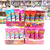 Bonbons en gros personnalisés sous marque privée, bonbons liquides amusants en forme de dentifrice, saveur cola, sirop à mâcher Q, confiture, bonbons jouets pour enfants, ODM OEM