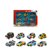 Новое поступление мини-автомобиль для детей Потяните 1:64 Модель автомобиля игрушки литой набор (9 шт.)