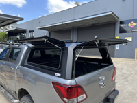 Auvent rigide étanche en alliage d'aluminium à verrouillage manuel pour Mazda BT50 Sierra, auvents sur mesure pour camion, accessoires nouvelle génération