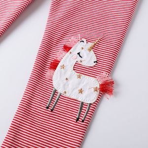 <span class=keywords><strong>Leggings</strong></span> per bambini pantaloni per bambini in vita elastica di qualità all'ingrosso ricamo a righe rosse autunno toddlers girls dress <span class=keywords><strong>leggings</strong></span> - Product Image 2