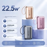 Batterie externe à charge super rapide 22,5 W, 10 000 mAh, haute capacité, mini chargeur portable