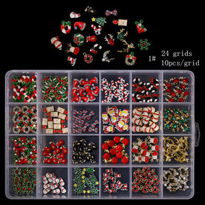 ร้อนขายใหม่24กริด<span class=keywords><strong>2021</strong></span>การออกแบบที่หรูหรา<span class=keywords><strong>ค</strong></span><span class=keywords><strong>ริ</strong></span><span class=keywords><strong>สมาส</strong></span>ต์ต้นไม้มนุษย์หิมะเครื่องประดับโลหะผสมผสม3D <span class=keywords><strong>เล็บ</strong></span>เสน่ห์ตกแต่ง - Product Image 2