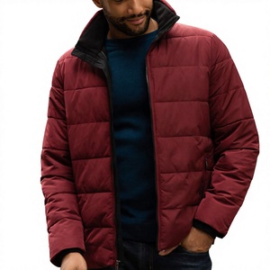 Custom Made Men's Winter <b>Quilted</b> Puffer <b>Jacket</b> Thick Cotton Shell Camouflage <b>Pattern</b> Windproof Waterproof 100% Polyester Filling - Product Image 1