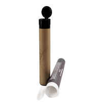Tube de rangement en plastique avec Logo personnalisé, prix de gros, Tube de cône de Cigarette roulant