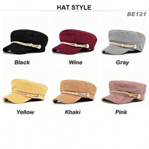 Newsboy for Women Trendy Greek Fisherman <b>Cap</b> Classic Women's Hat Ladies Fashion Corduroy Fabric <b>Vintage</b> <b>Caps</b> Gift - Product Image 2