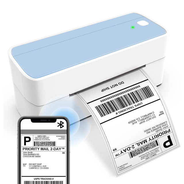 Shipping Label Thermal Printer Custom Small Wireless Bluetooth Inkless Mobile Printer