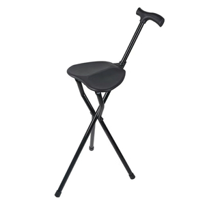 KSMED KSM-CS Canne de marche pliable réglable à trois pieds en alliage d'aluminium légère et portable pour personnes âgées - Product Image 1
