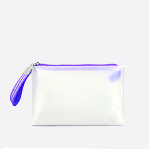 Waterproof Semi Transparent Cosmetic <b>Storage</b> Bag Case Travel-Ready Semi-Clear Pouch - Product Image 5