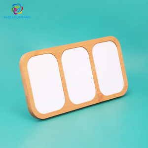 Subli-avanti artigianato di bambù sublimazione immagine in bianco per il regalo di natale di bambù cornice per la stampa a caldo - Product Image 3