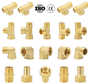 Оптовая продажа из Китая, 1/2 дюймов, газовая латунная компрессионная труба, фитинги, соединитель, металлический Пневматический фитинг для воздушного газового шланга - Product Image 6