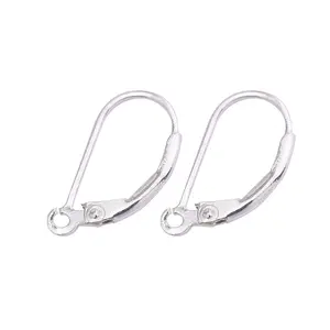 Luxury Jewelry Accessories S925 Silver Water Drop Clip On Ear Hooks for DIY Women Earrings