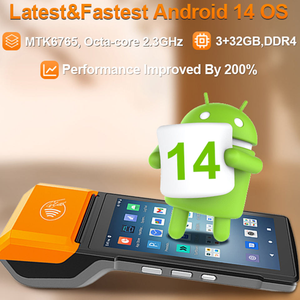 OEM 64-Bit Android 14 Intel Celeron J6412 3+32GB Handheld POS Terminal 6-Inch Cash Register <b>Wi</b>-<b>Fi</b> 6 NFC Bluetooth5.2 99% SRGB - Product Image 6