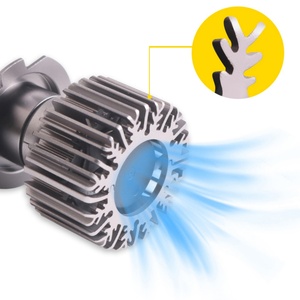 Sanvi Auto Mini Head Light H1 Led Headlight Bulbs H4 H11 Fan 16000Lm 100w HB3 Auto C6 3 Heat Pipe H7 Led H4 LED Headlights - Product Image 4