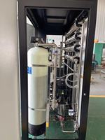 Machine de traitement de l'eau ultra-pure HMI 1000L/H Système RO+EDI+UV avec réservoir sous pression Pompe 1 an Moteur PLC Boîte