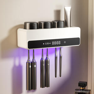 <span class=keywords><strong>Pratique</strong></span> Simple ultraviolet brosse à dents désinfectant mural porte-brosse à dents <span class=keywords><strong>électrique</strong></span> stérilisation intelligente séchage - Product Image 4