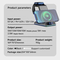 Fabriek Direct Thuis Opvouwbare Desktop 3-In-1 Draadloze Oplader Led Snelle Wekker & Mobiele Telefoon Houder Pd Functie Elektrisch Type