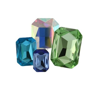 Accesorios de cristal rectangulares, octogonales, con base puntiaguda e irregulares para decoración de fundas de teléfono y prendas de vestir - Product Image 5