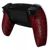 Coques de remplacement en caoutchouc rouge et noir pour manettes de jeu PS5 – Vente en gros