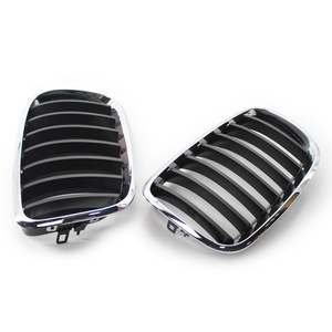 Rejilla de parachoques delantero para BMW X5, plástico ABS con moldura cromada, entrada de aire para modelos 2008-2013 - Product Image 1