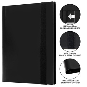 Premium <b>Plastic</b> Trading Card Binder 4 <b>Pockets</b> Durable PVC/Cloth Cover Screw Binding for TCG Card Collections (Customizable Size) - Product Image 2