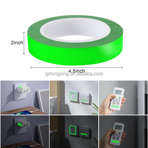 Rollo de cinta luminiscente colorido decorativo de diseño personalizable, pegatinas de advertencia de seguridad altamente reflectantes, holograma oscuro brillante largo - Product Image 3