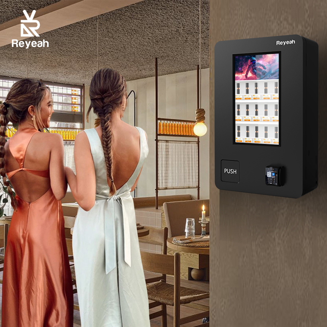 Club Hot Selling Mini Wall Mounted Touch Screen Vending Machine Smart Age Verification Vending Machine