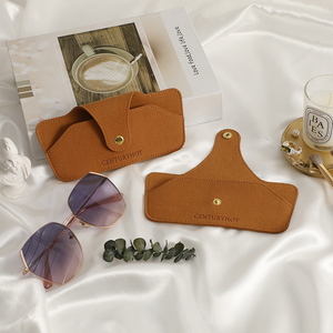 PUPPYSEW Pochette de rangement portable en microfibre pour lunettes de soleil, étui de protection pratique pour lunettes de myopie, personnalisable avec logo - Product Image 4