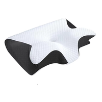 YUE RISE Oreiller cervical ergonomique multifonctionnel en mousse à mémoire de forme pour soulager les douleurs cervicales, personnalisable avec logo, vente en gros usine