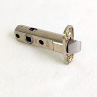 Poignée de verrouillage tubulaire en alliage de zinc 60 mm, loquet de passage, pièces de serrure