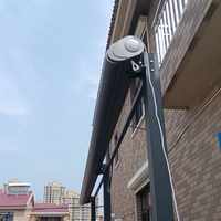 Auvent rétractable motorisé électrique et étanche pour balcon et protection contre la pluie, tailles personnalisées, structure en alliage d'aluminium