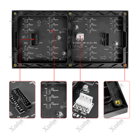Módulo de Pantalla LED Interior P4 256x128, Pantalla LED de Alta Resolución, Panel LED de Pared