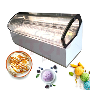 Tủ Lạnh Trưng Bày Bánh Rã Đông Tự Động Giảm Giá Tủ Trưng Bày Gelato Vitrine Tiện Dụng Thương Mại Tủ Đông Đựng Kem Tròn - Product Image 5