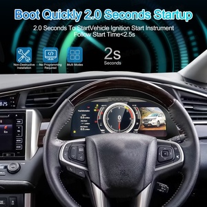 12.3" <b>Car</b> LCD Dashboard <b>for</b> Toyota Innova 2016-2023 Auto Meter Virtual Auto <b>Speedometer</b> Virtual Cockpit Tachometer - Product Image 2