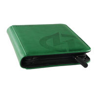 Álbum de Tarjetas Personalizado de 3 Anillas para Deportes, con Páginas de Plástico y Cubierta de Cuero PU