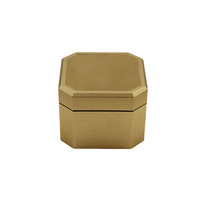 Boîte en aluminium gravée sur mesure, boîte en métal de luxe pour coffret cadeau de maquillage