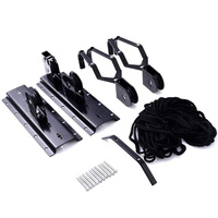Support à poulie monté au plafond pour vélo de garage, élévateur gain de place compatible avec vélos de route, VTT et pliants de