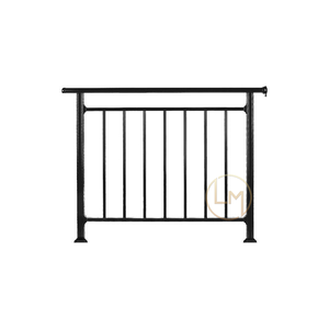 Rampe d'escalier en fer forgé au design moderne australien, <span class=keywords><strong>terrasse</strong></span> en verre métallique de luxe pour villas et balcons - Product Image 4