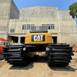 Excavadora Anfibia Caterpillar 320D 320DL de Japón, Pluma Larga, 20 Toneladas, 25 Toneladas, para Humedales, con Pontones, Precio Bajo en Oferta - Product Image 6
